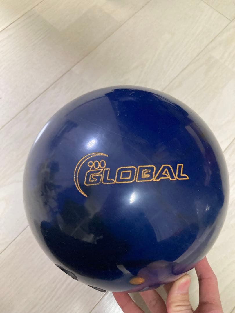 900 GLOBAL クルーズブラックナイト ボウリング　ボール　15ポンド