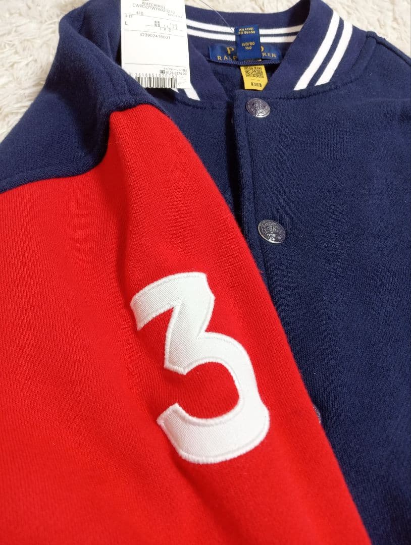 RalphLauren　新品タグ付き　刺繍　ベースボールジャケット