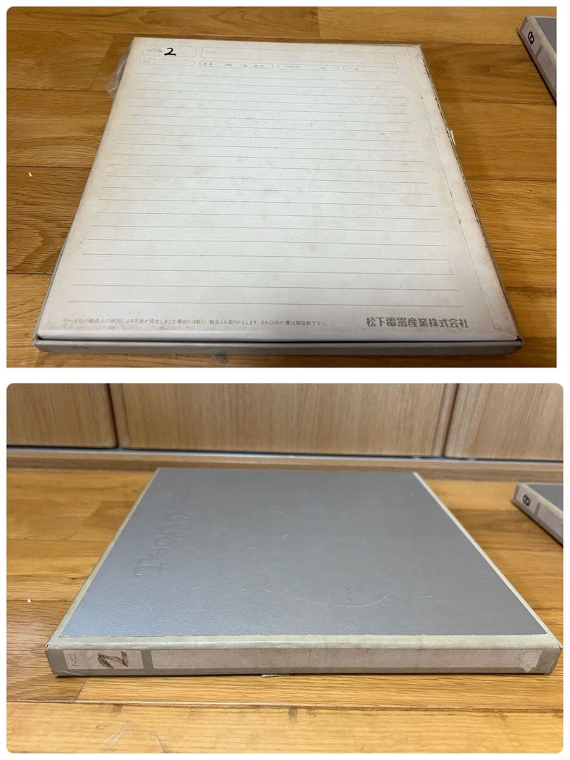 Technics テクニクス　10号　オープンリールテープ　6個セット