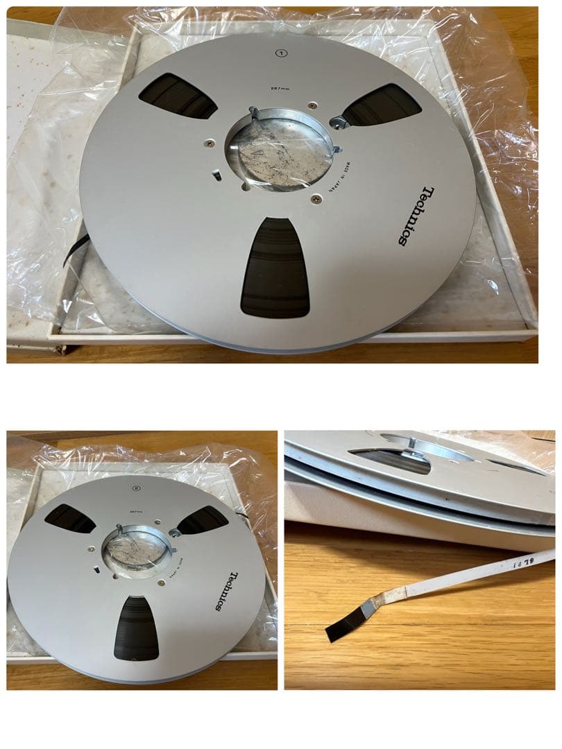 Technics テクニクス　10号　オープンリールテープ　6個セット