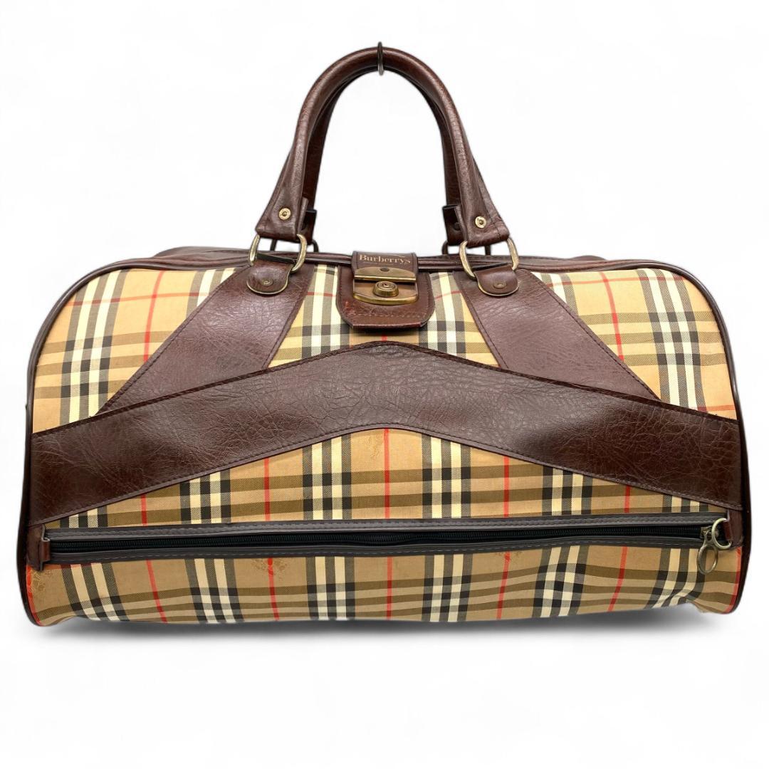 Burberrys ヴィンテージ バーバリーズ ボストンバッグ ノバチェック柄