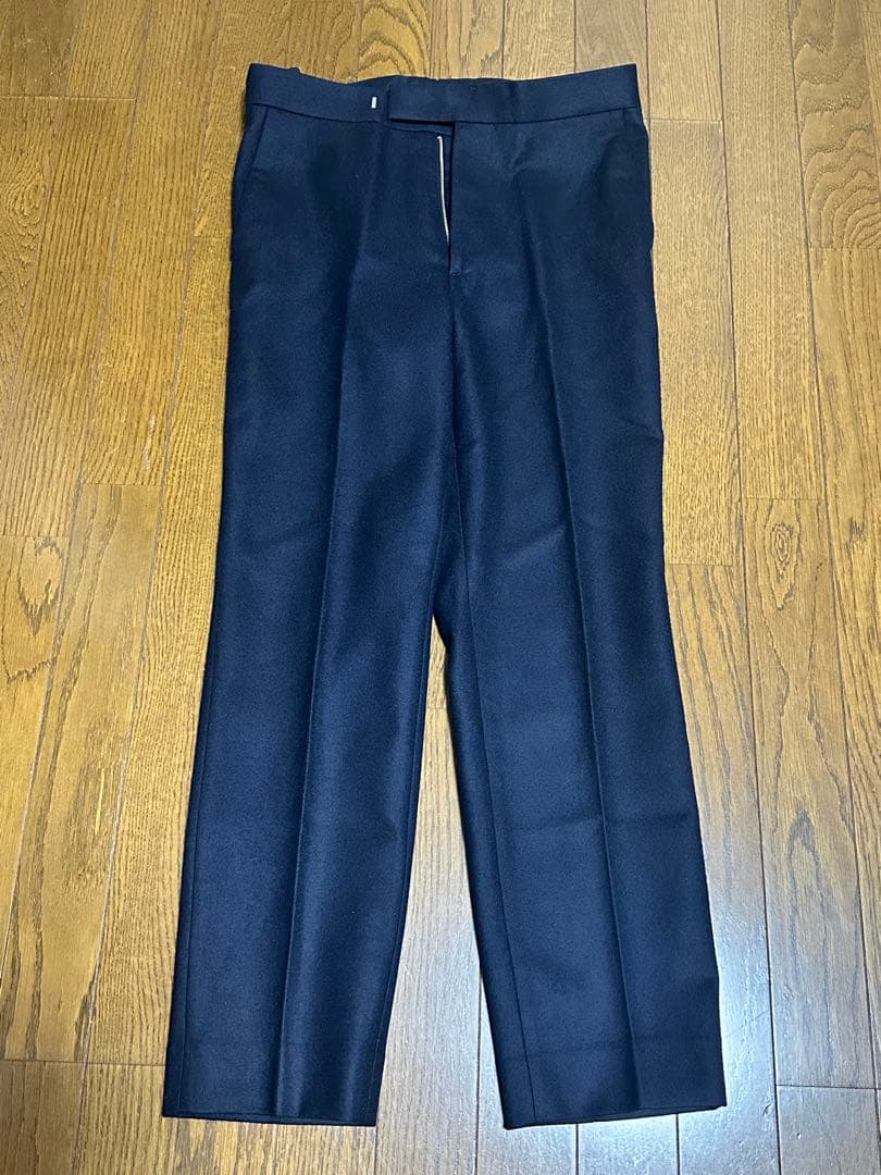 オーラリー　ライトメルトンパンツ　ネイビー　サイズ3