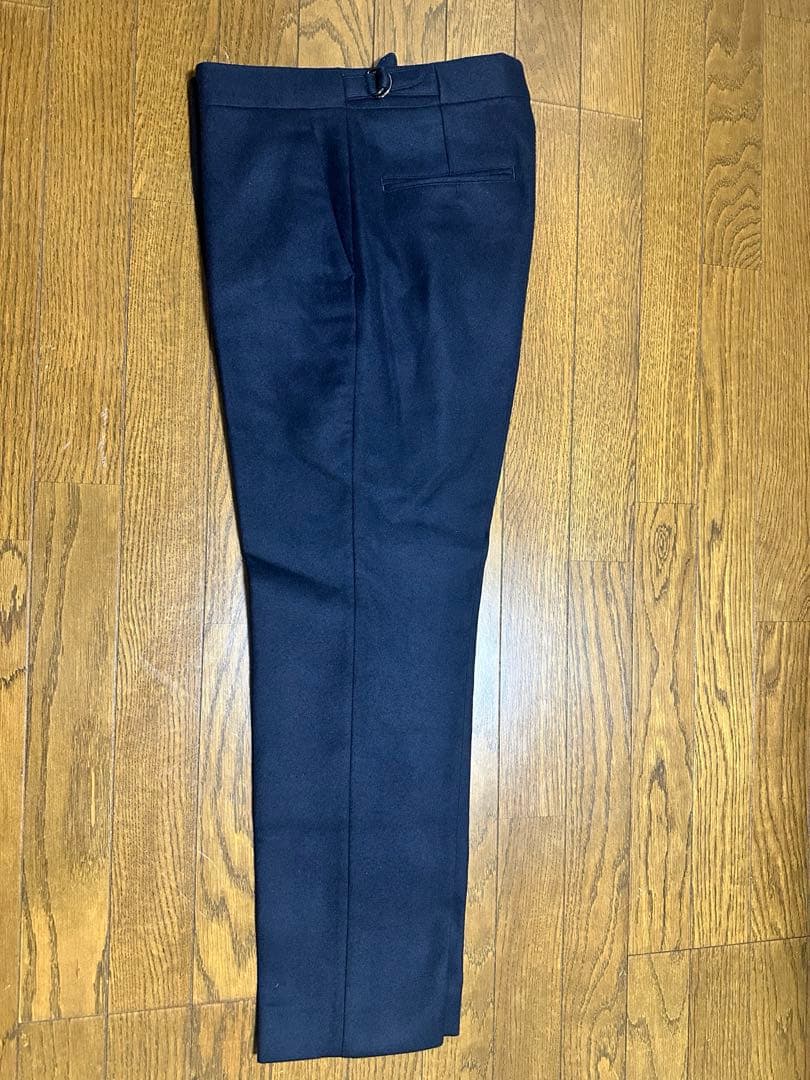 オーラリー　ライトメルトンパンツ　ネイビー　サイズ3