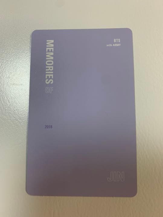BTS トレカ メモリーズ 2018 BluRay  ジミン
