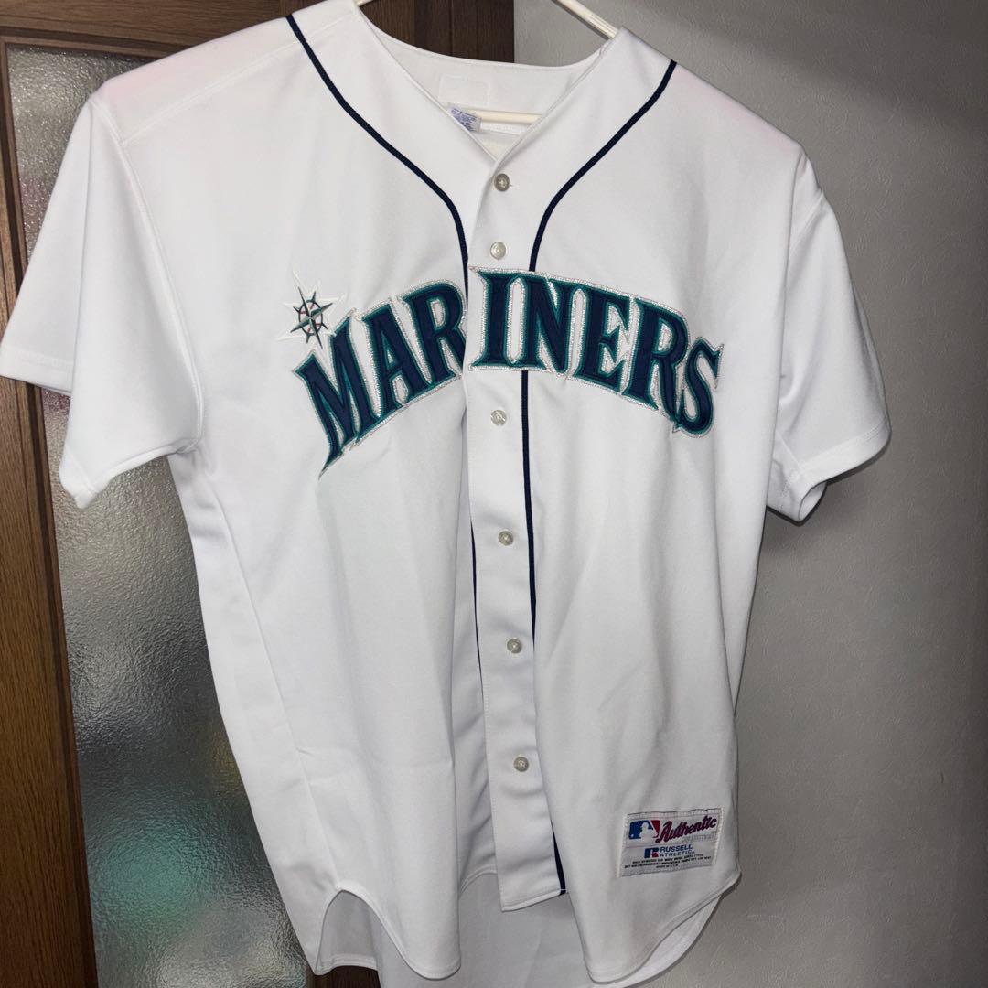 イ*ア様 当時物Russell製マリナーズ　イチロー　オーセンティックレプリカユ