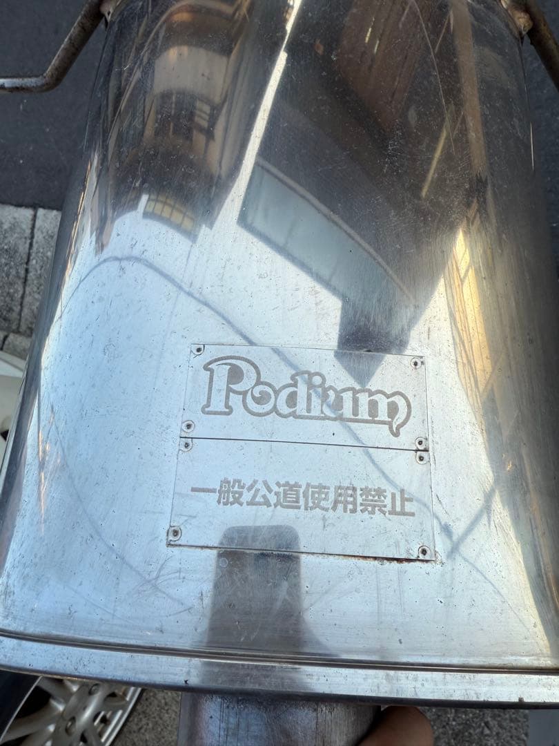 podium製 レーシングエキゾーストマフラー r56 r58 mini