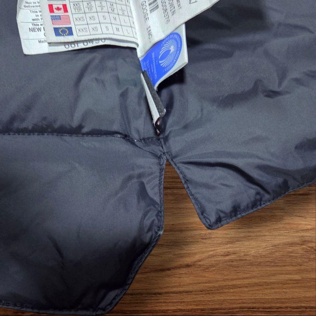 カナダグース　黒 ダウンベスト アークティックプログラム　XSサイズ