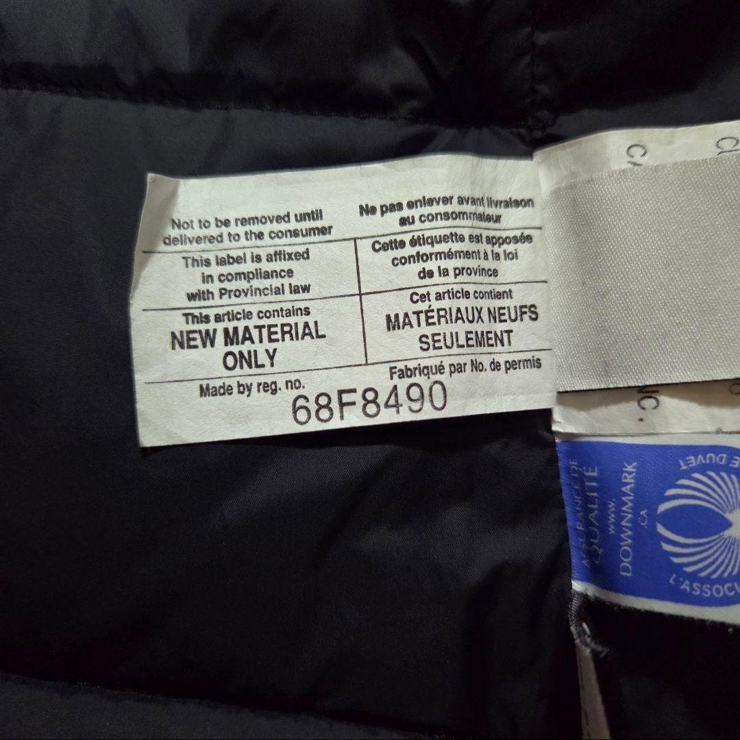 カナダグース　黒 ダウンベスト アークティックプログラム　XSサイズ