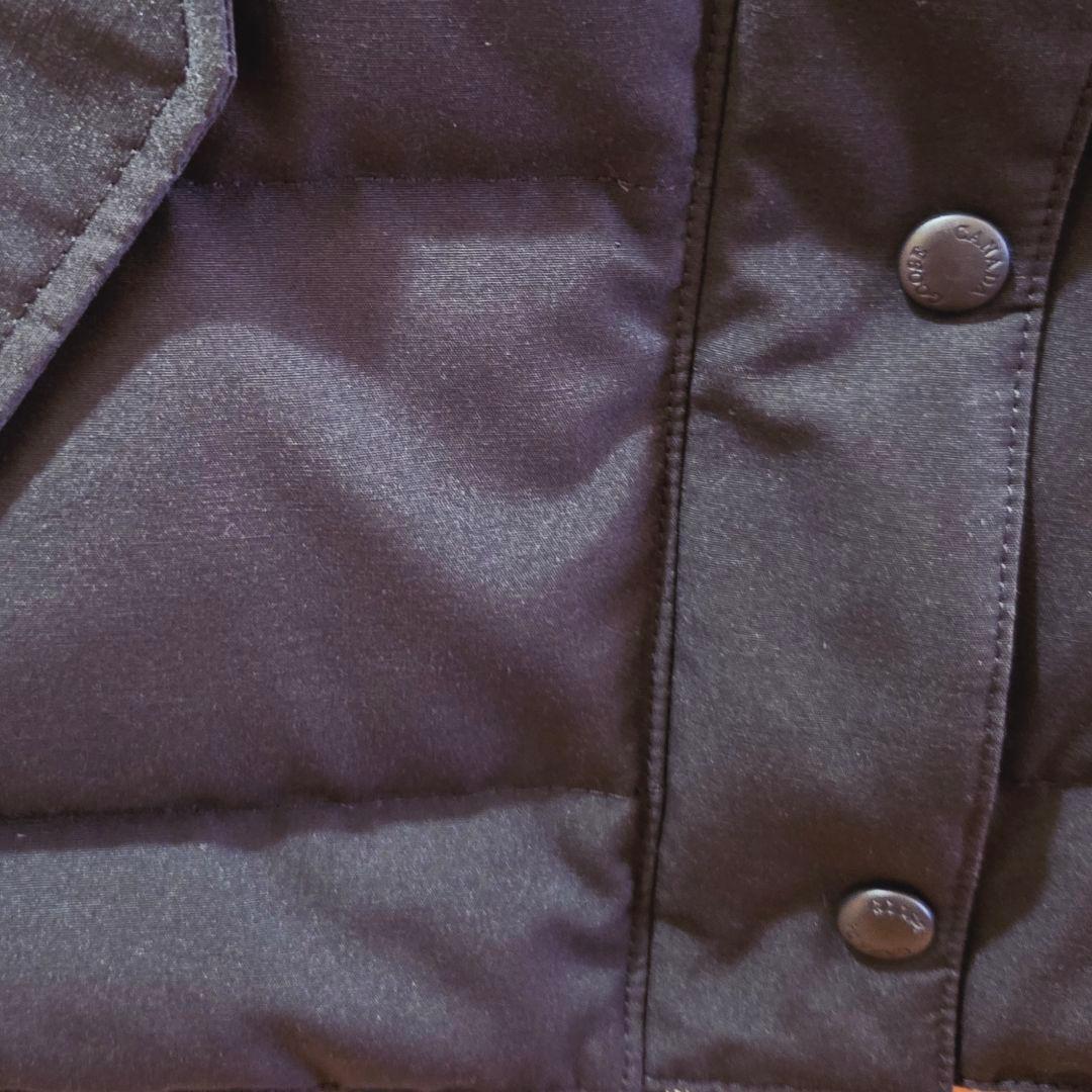 カナダグース　黒 ダウンベスト アークティックプログラム　XSサイズ