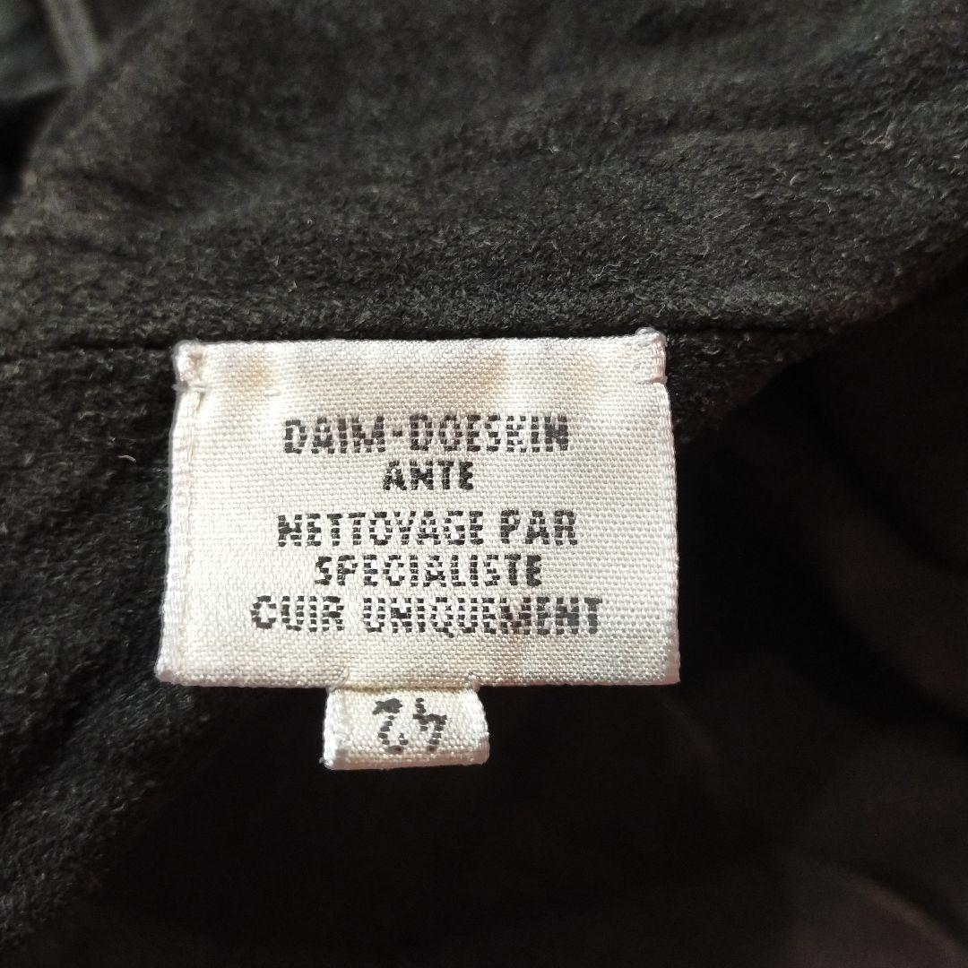 HERMES マルジェラ期 フランス製 スウェード レザー ベスト カットソー