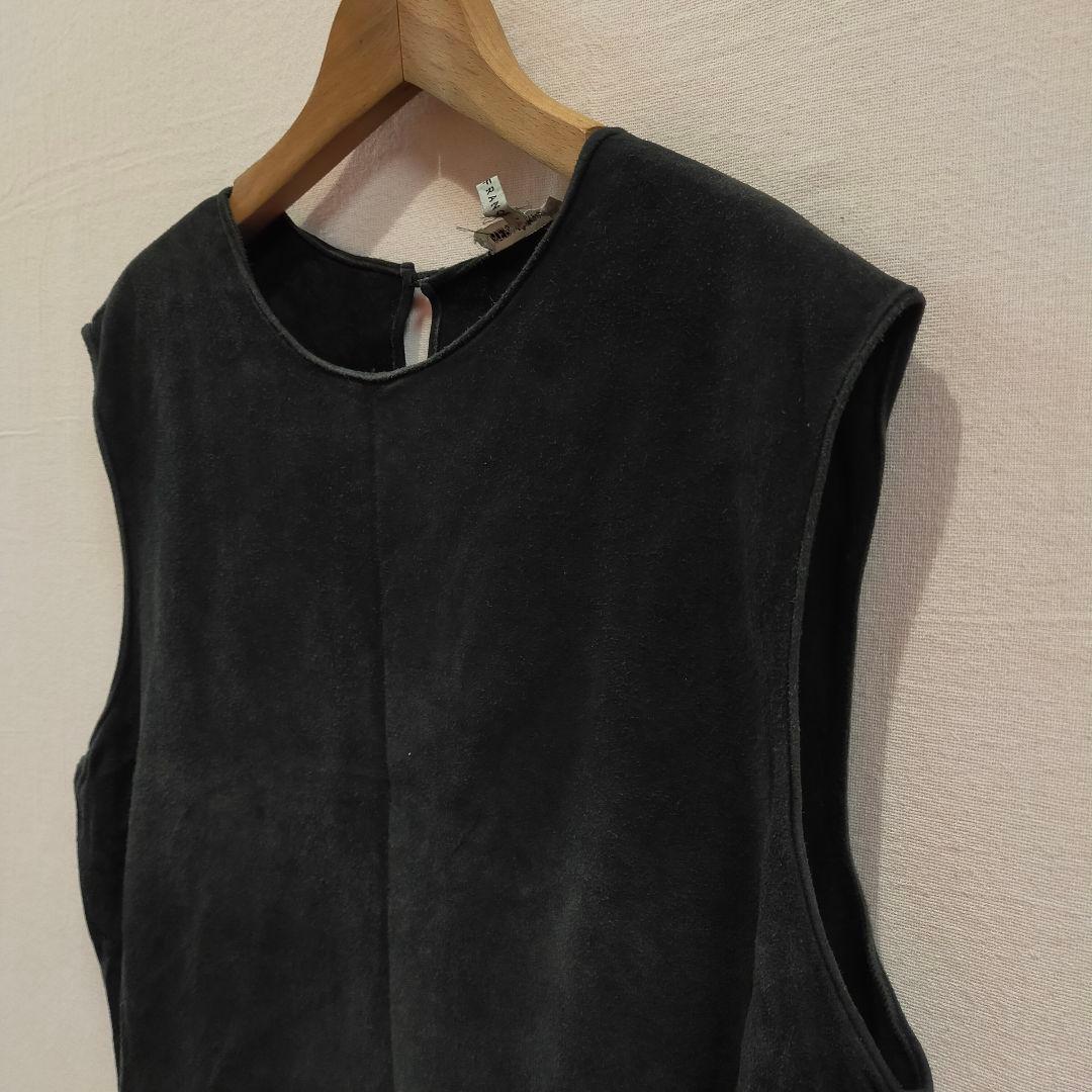 HERMES マルジェラ期 フランス製 スウェード レザー ベスト カットソー