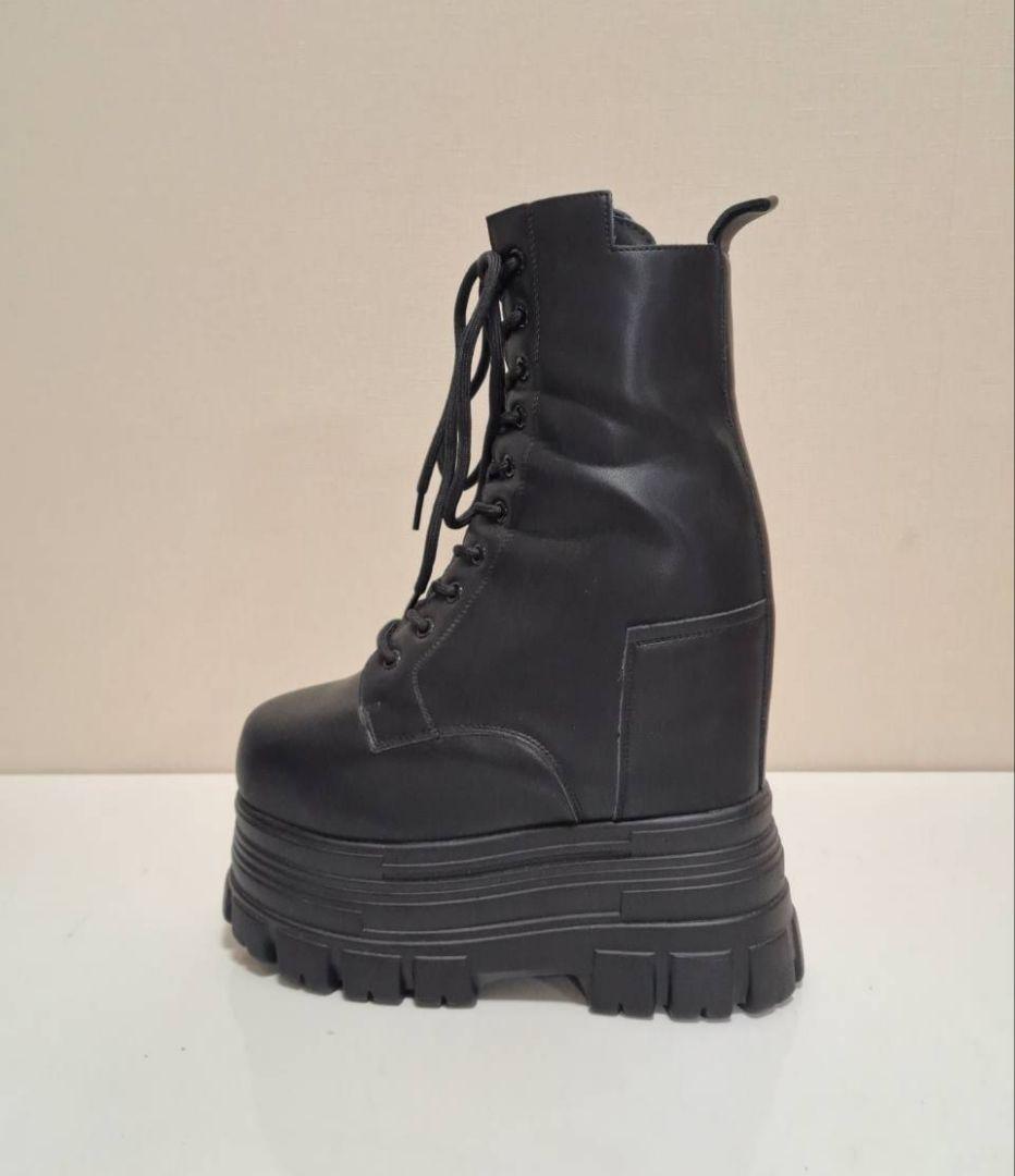 22cmup シークレットシューズ 厚底 ブーツ