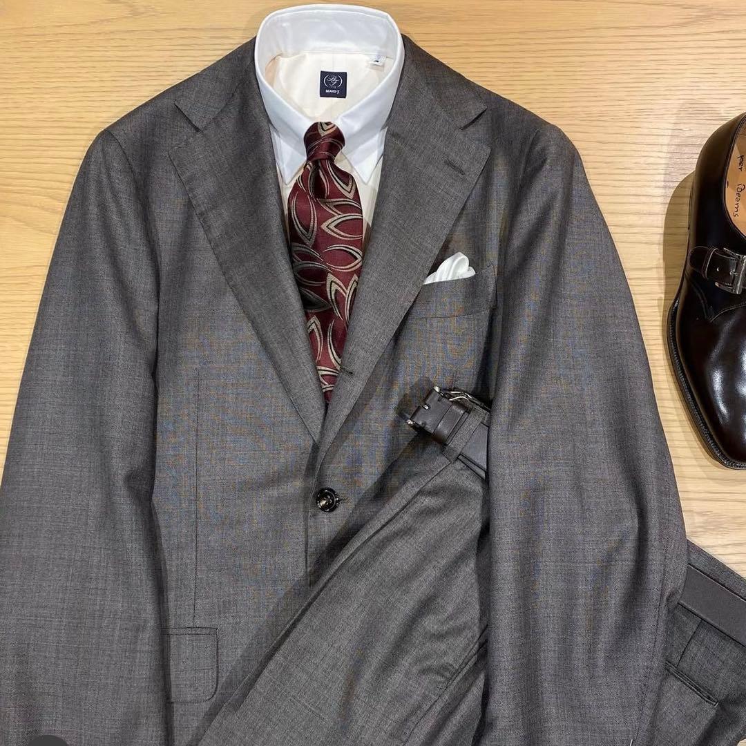 【極美品未使用】ブリッラペルイルグストスーツ インディゴ ゼニア トロフェオ46