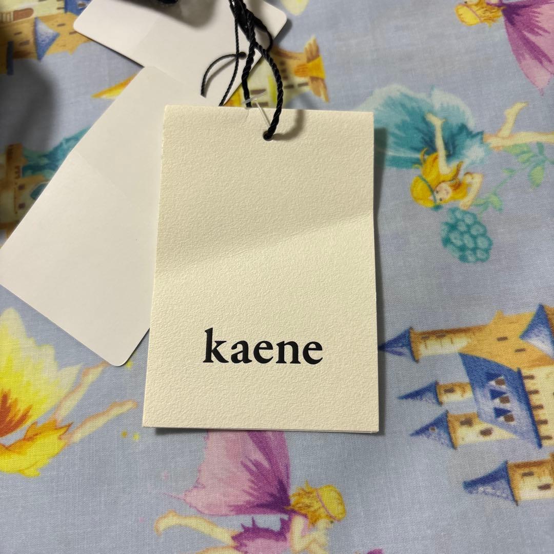 専用新品　kaene カエン　長袖ワンピース　幾何学チュールワンピース　総レース