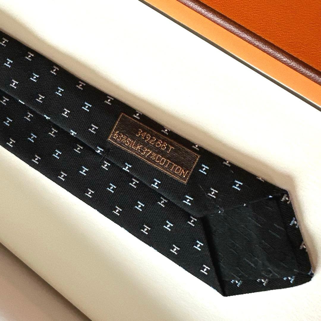 エルメス ネクタイ 《Hフラワー》新品 未使用