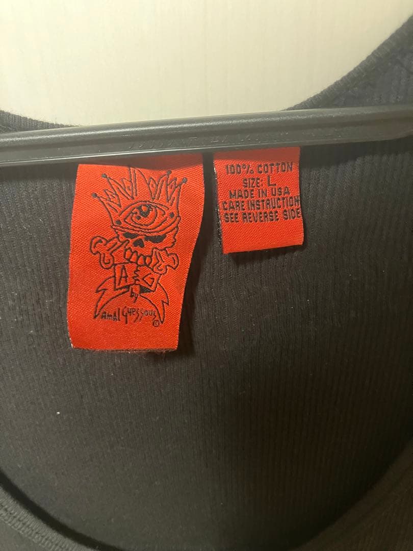 A&G クロムハーツ　正規品　USA製十字架デザイン　タンクトップ　y2k