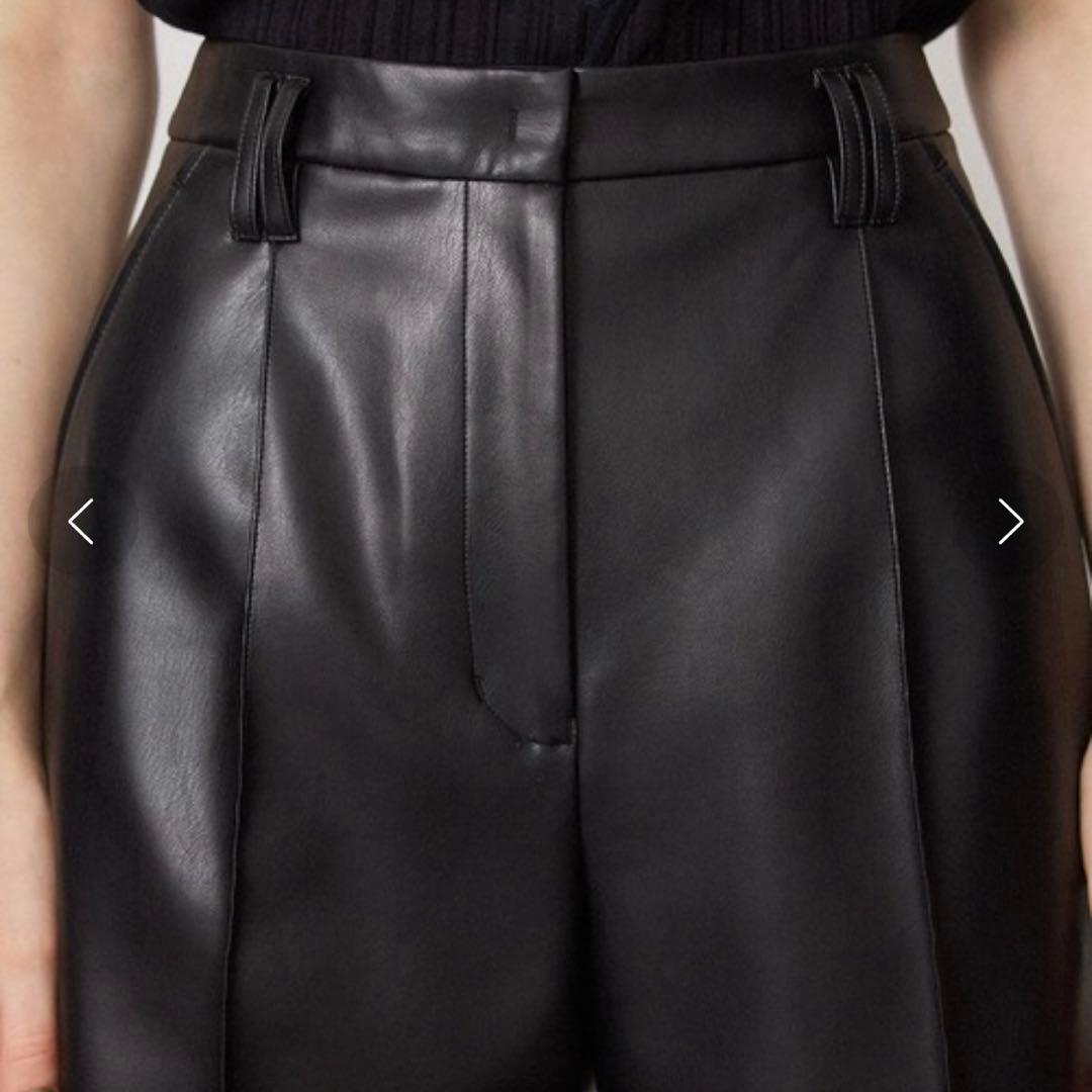 リーズン⭐︎PUBLIC TOKYO エコレザーハーフパンツ/ウォッシャブル