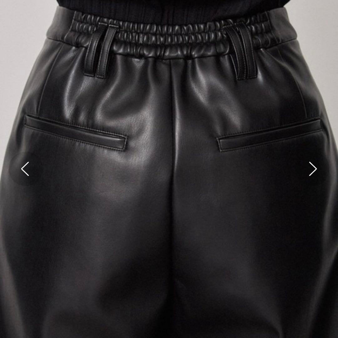 リーズン⭐︎PUBLIC TOKYO エコレザーハーフパンツ/ウォッシャブル