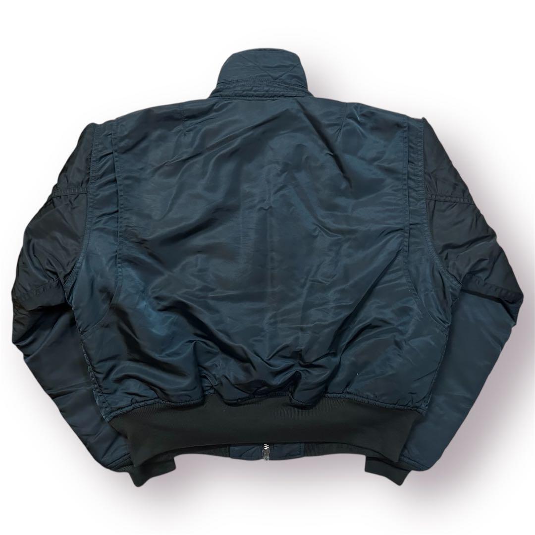 専用田中シェン着Schott NYC flight jacket M Navy