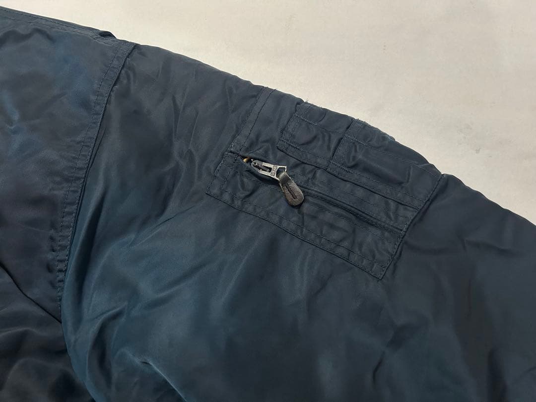 専用田中シェン着Schott NYC flight jacket M Navy