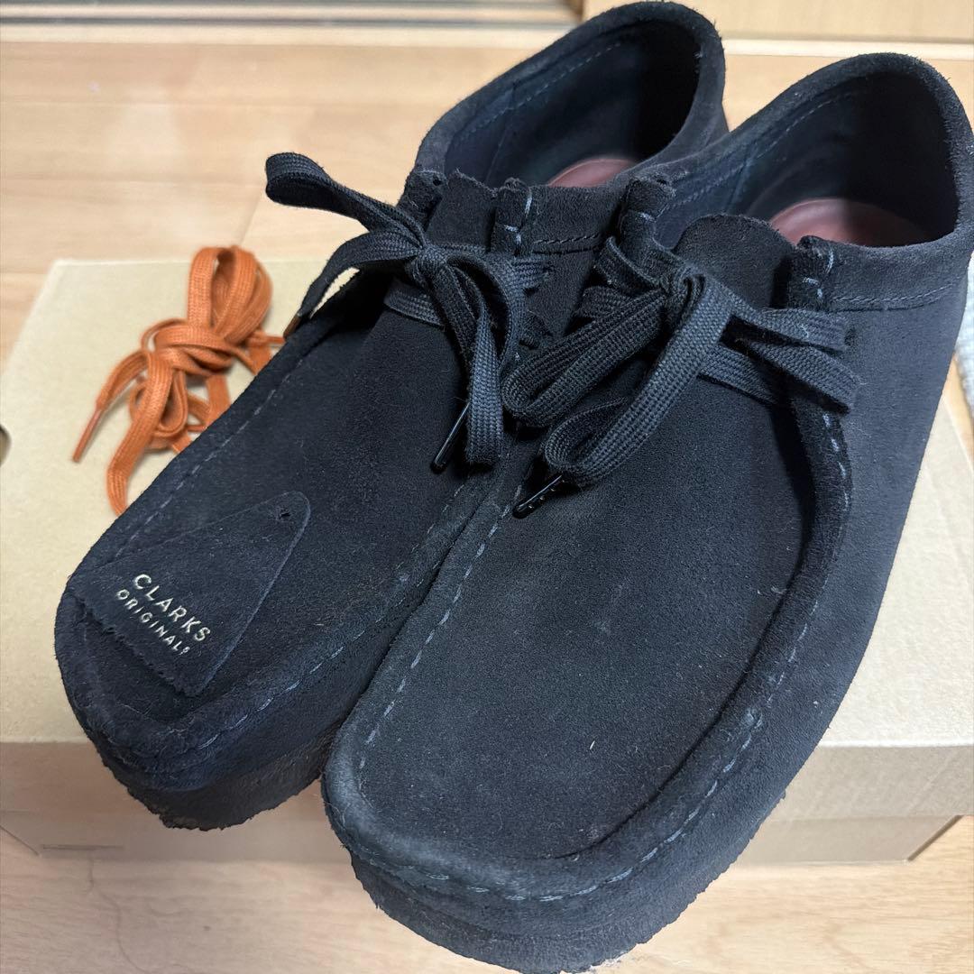 【UK8 1/2 (27cm)】Clarks Wallabee BLACK