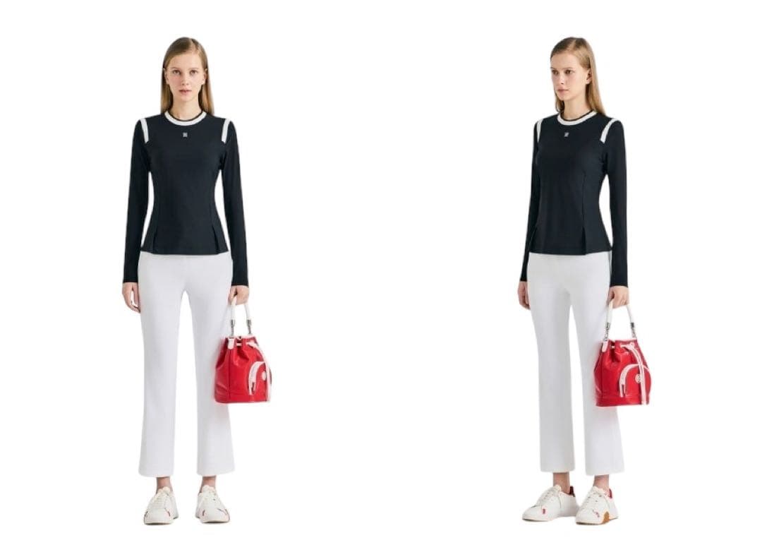 新品未使用☆新作☆G/FOREジーフォアレディース長袖シャツsizeSブラック