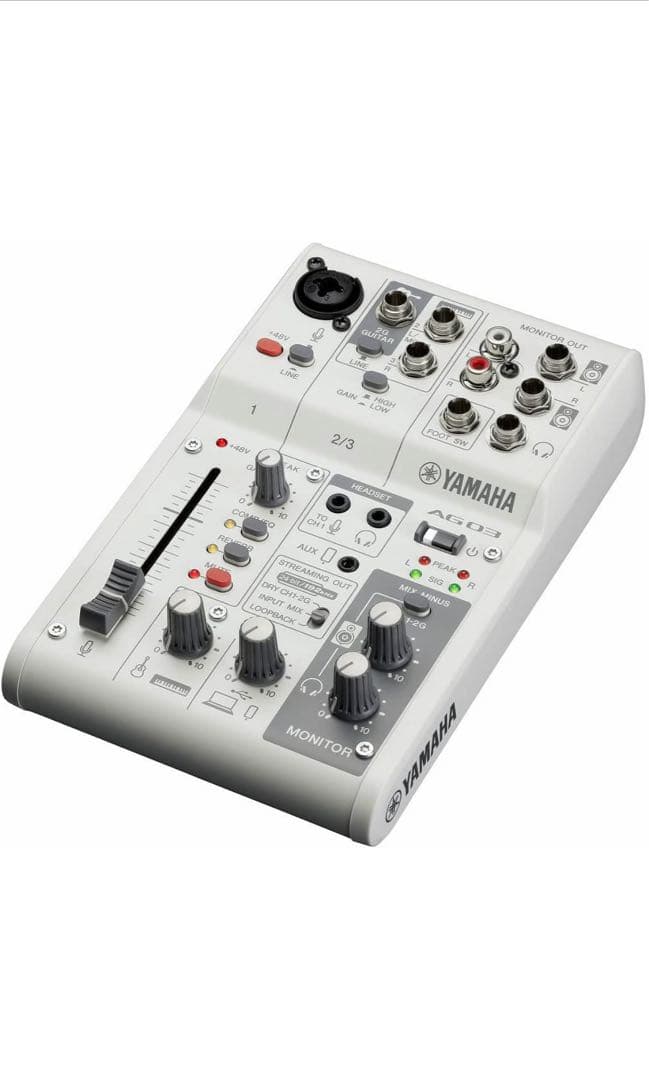 DTM・DAW YAMAHA / AG03MK2 WHITE AT2020