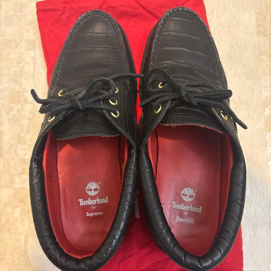 靴 Supreme Timberland 3-Eye Classic Lug 8m