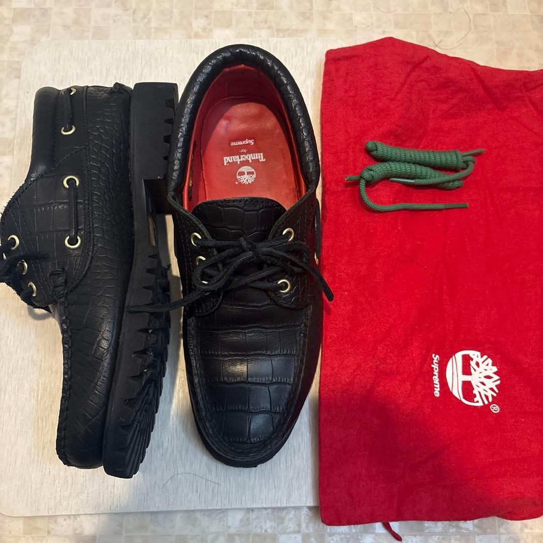 靴 Supreme Timberland 3-Eye Classic Lug 8m