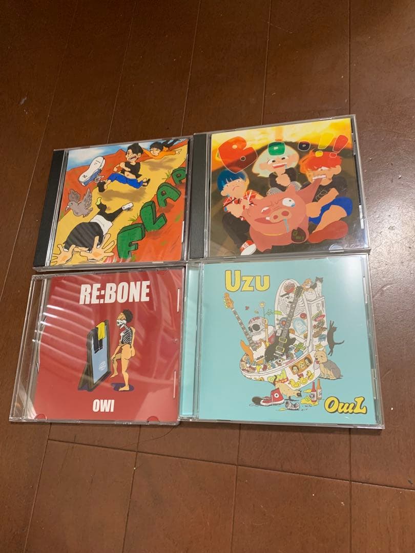 Owl CDセット（RE:BONE, Uzu, FLAP, Boo!!）
