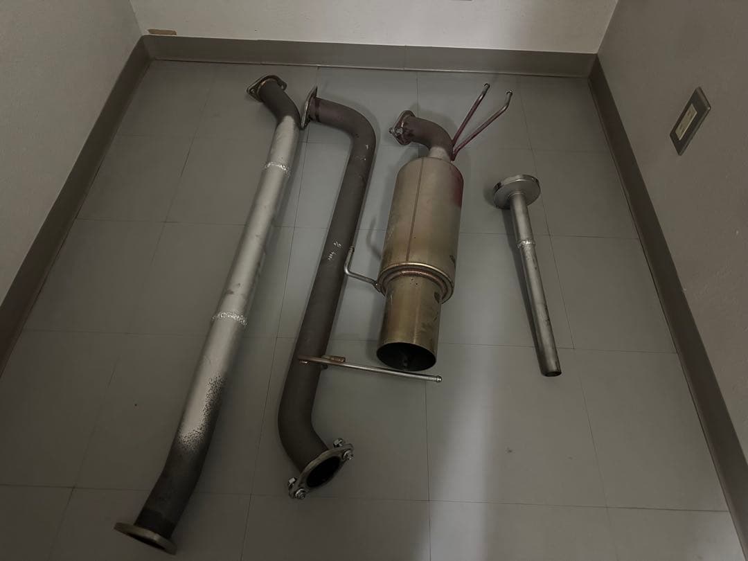 ホンダアコード CL7 ライザーインク製マフラー　中間ストレート加工