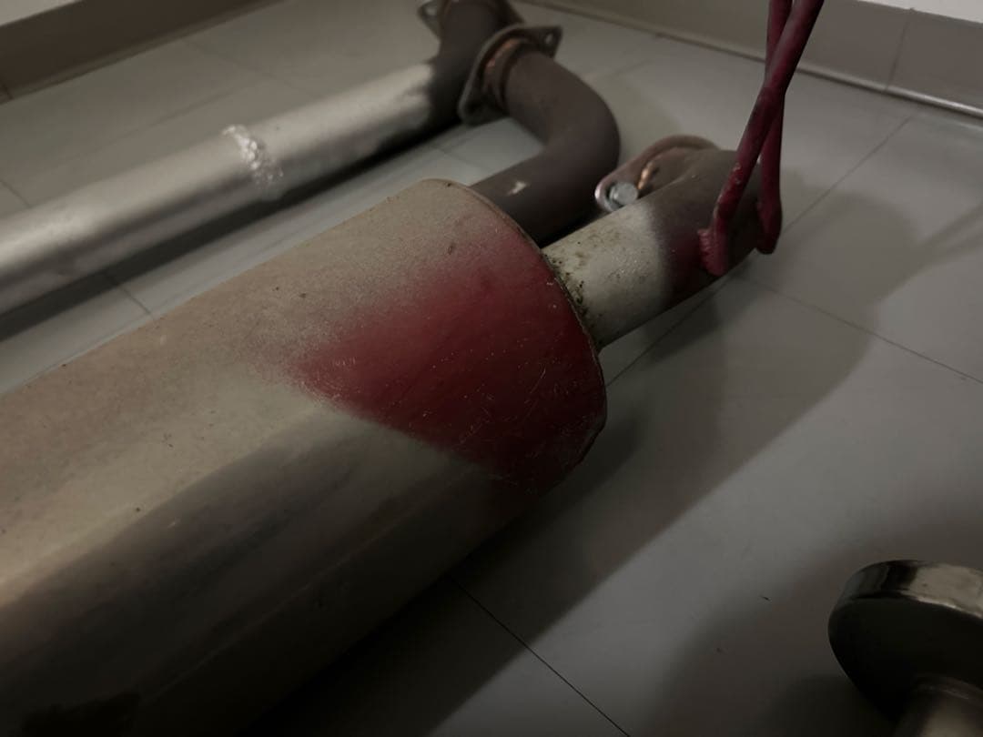 ホンダアコード CL7 ライザーインク製マフラー　中間ストレート加工