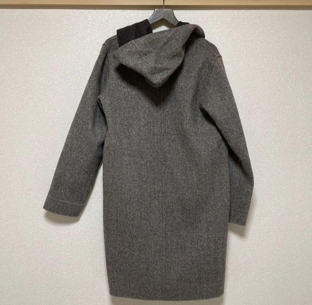 ブラックフライデー　ラルフローレン リバーシブル　ウール　フーデッドコート　L