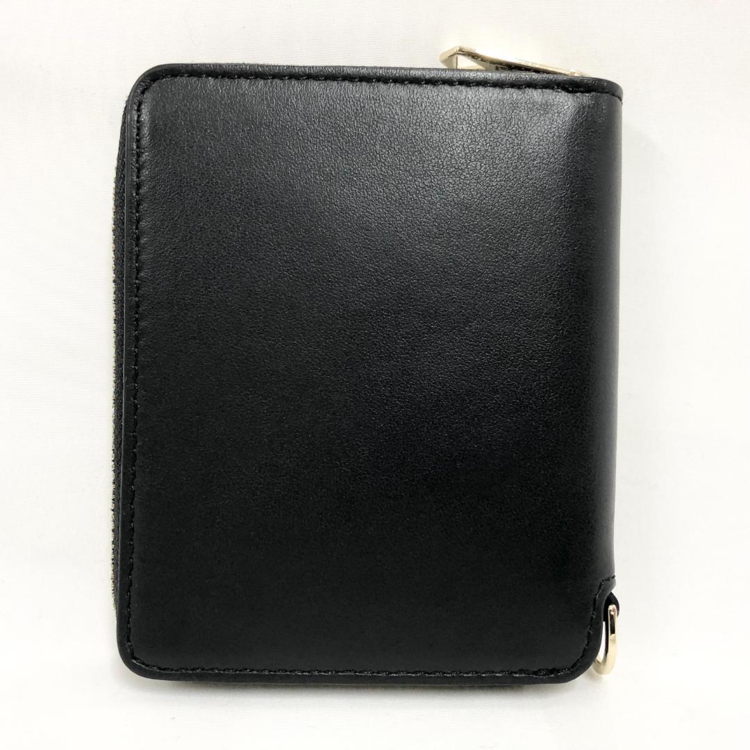 ○★新品未使用 Paul Smith ペイントストライプ ラウンドジップ折財布