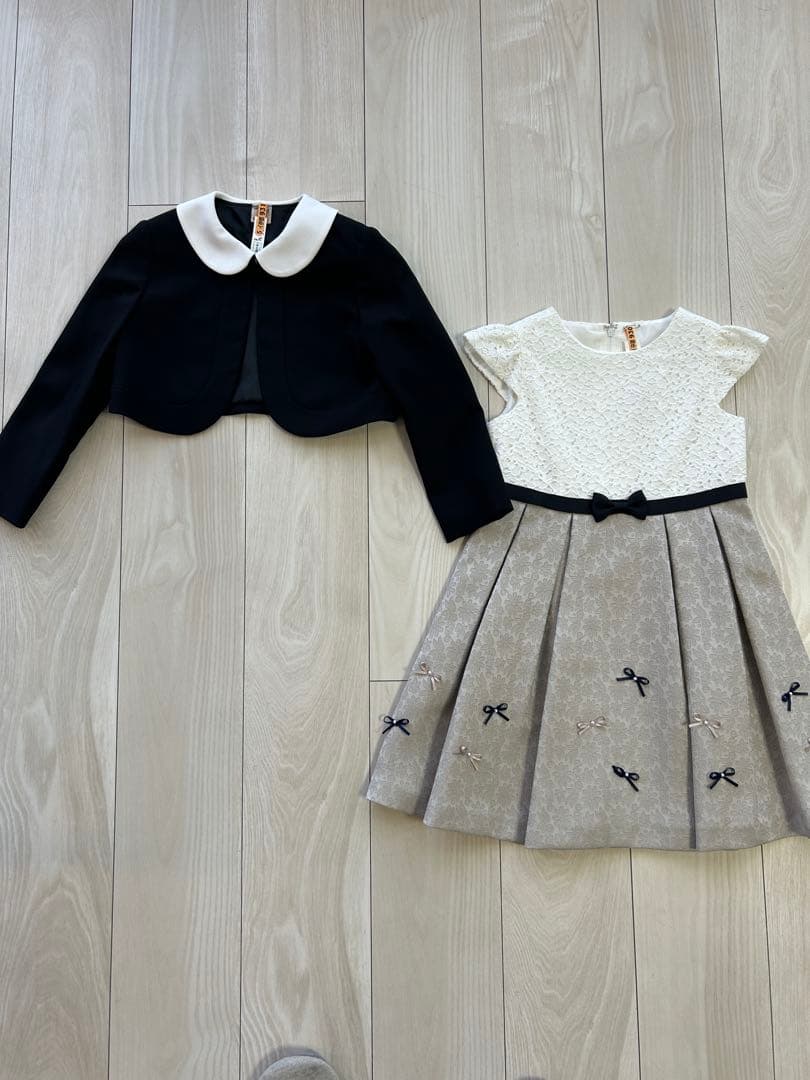 【petit main】フォーマルセットアップ　4点セット120サイズ