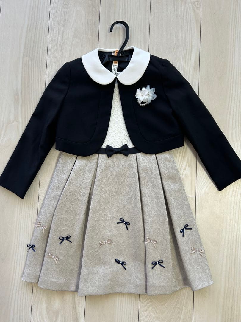 【petit main】フォーマルセットアップ　4点セット120サイズ