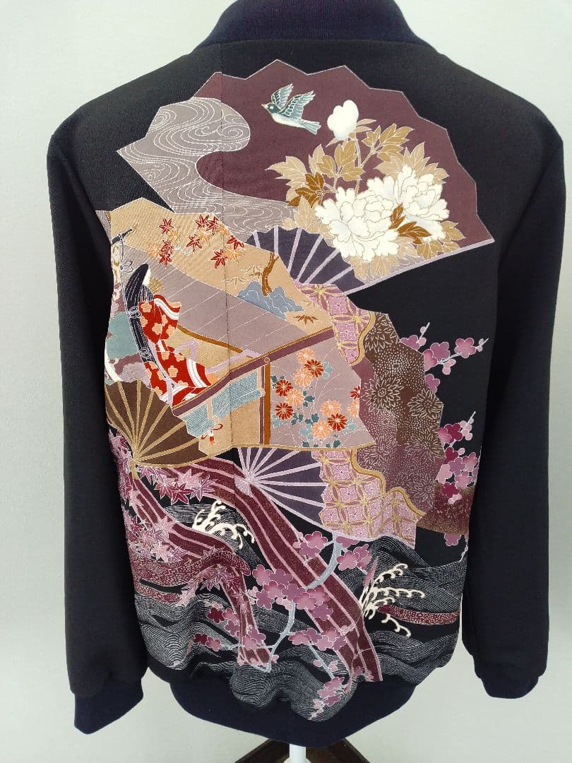 着物リメイク スカジャン、ブルゾン