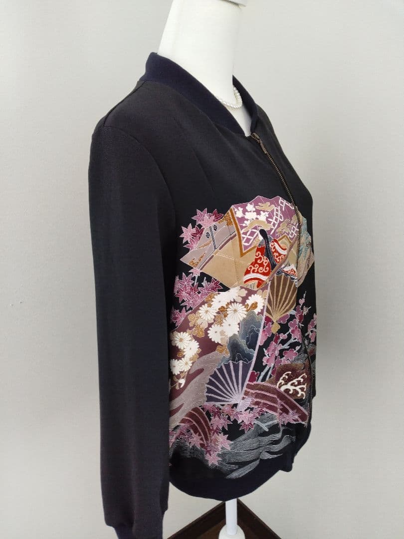 着物リメイク スカジャン、ブルゾン