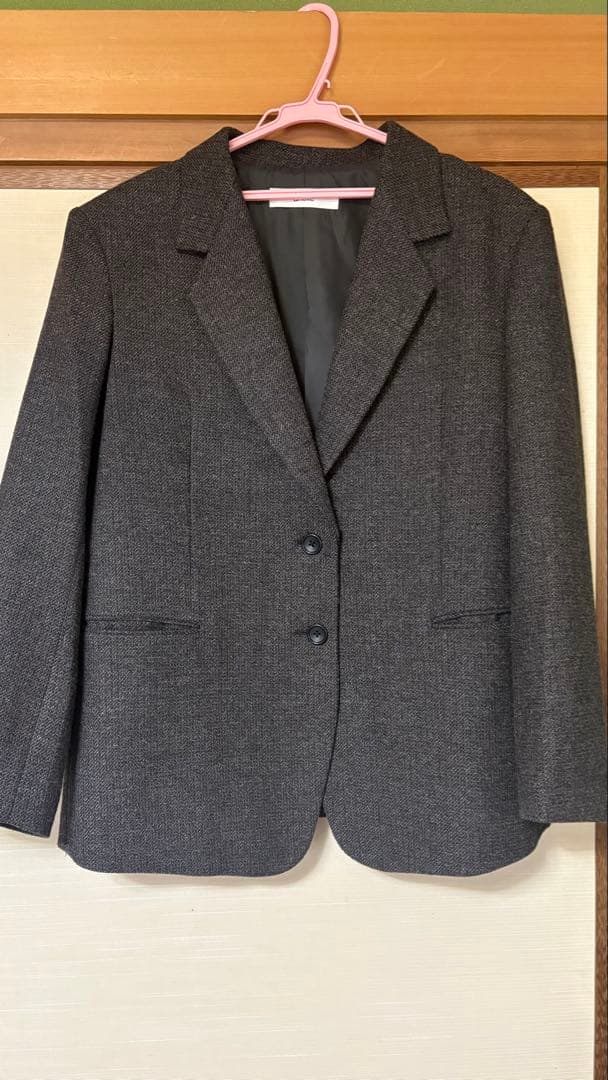 【arico様】anuke ヘリンボーンウールジャケット 36