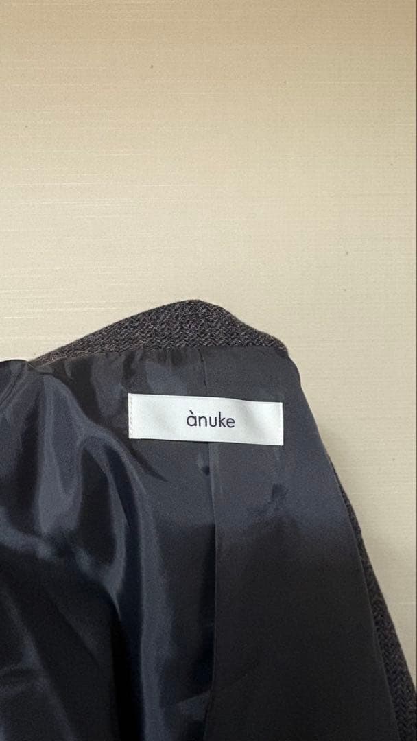 【arico様】anuke ヘリンボーンウールジャケット 36