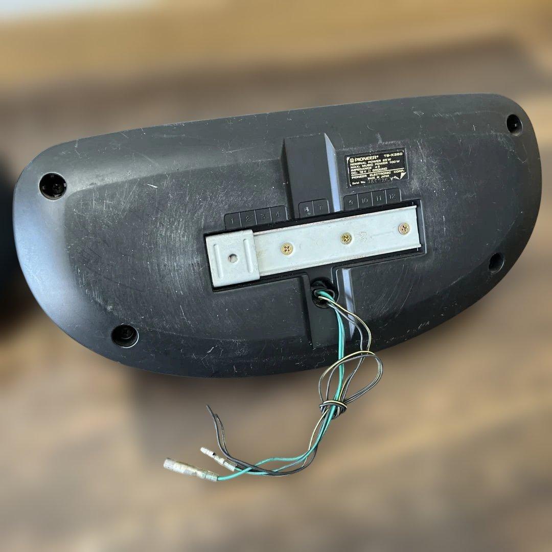 carrozzeria TS-X350 バスレフ型スピーカー 使用感あり