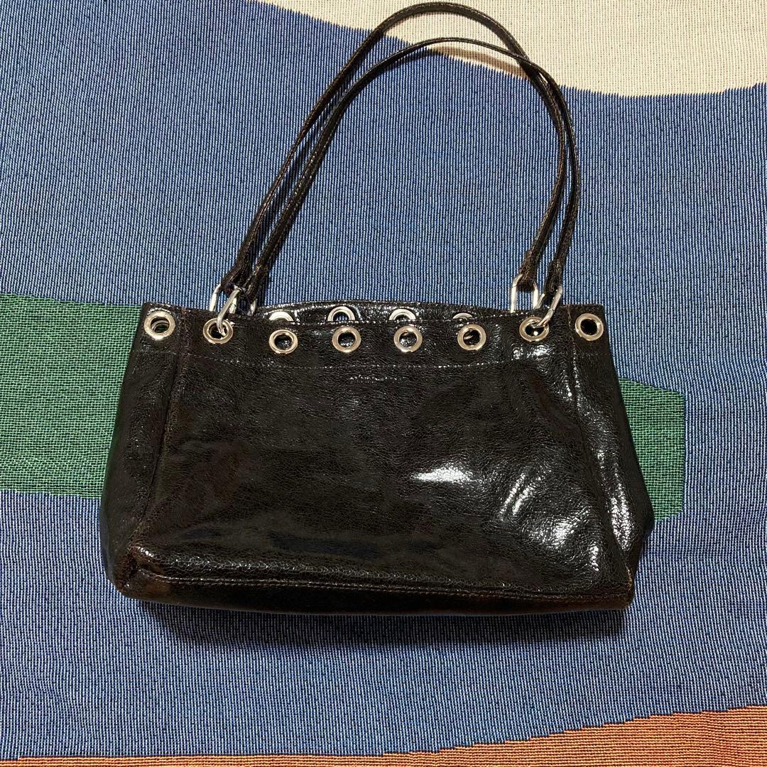 Paloma Wool レザー Shiny ショルダーバッグ 黒