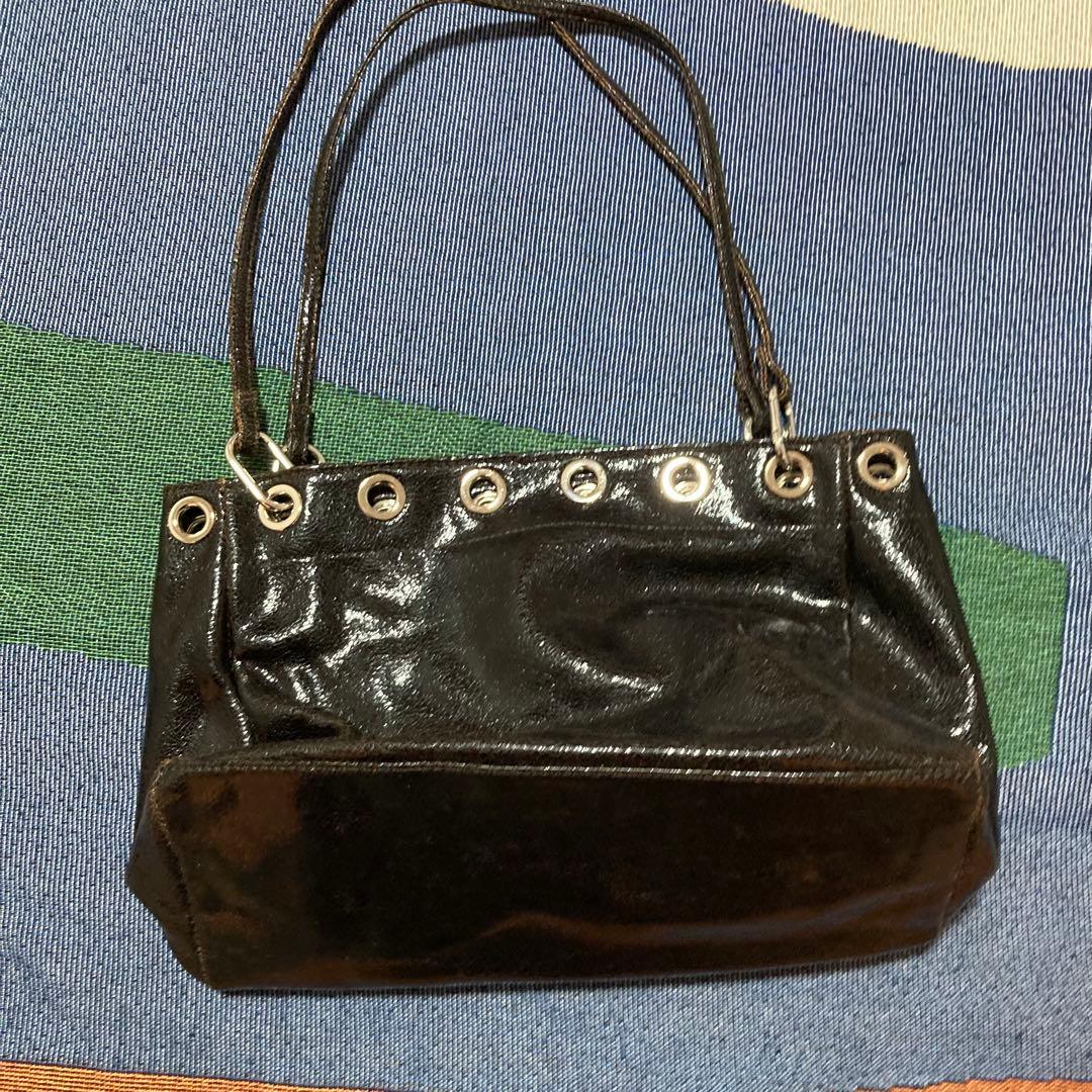 Paloma Wool レザー Shiny ショルダーバッグ 黒