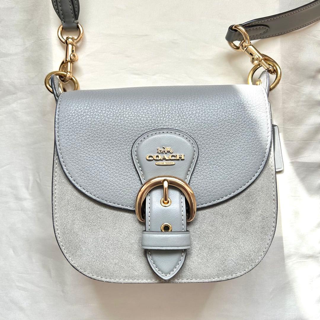COACH ショルダーバッグ グレー