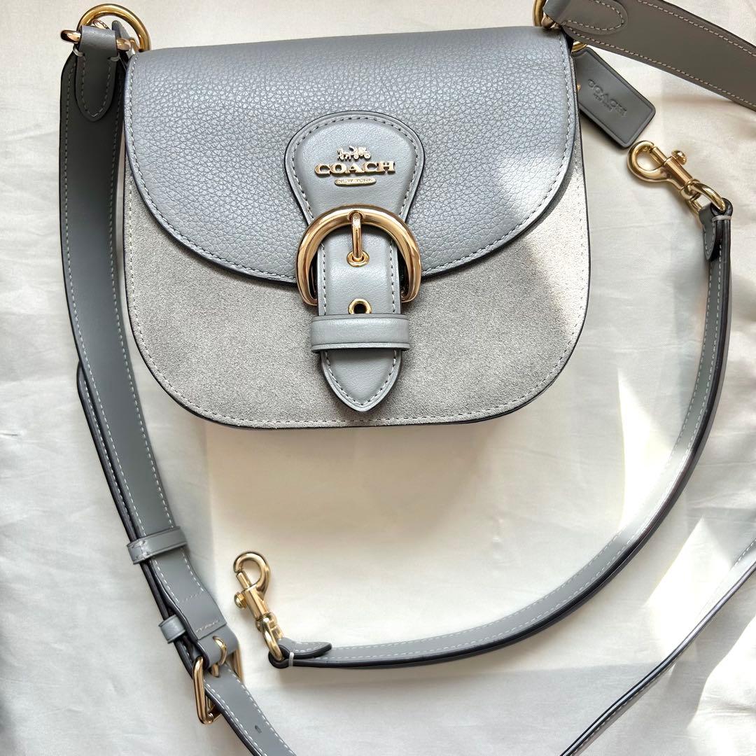 COACH ショルダーバッグ グレー