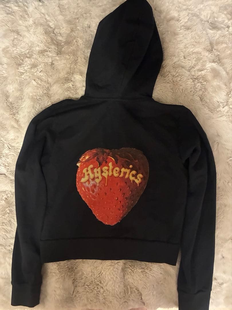 Hysterics スカルプリント ジップアップフーディ