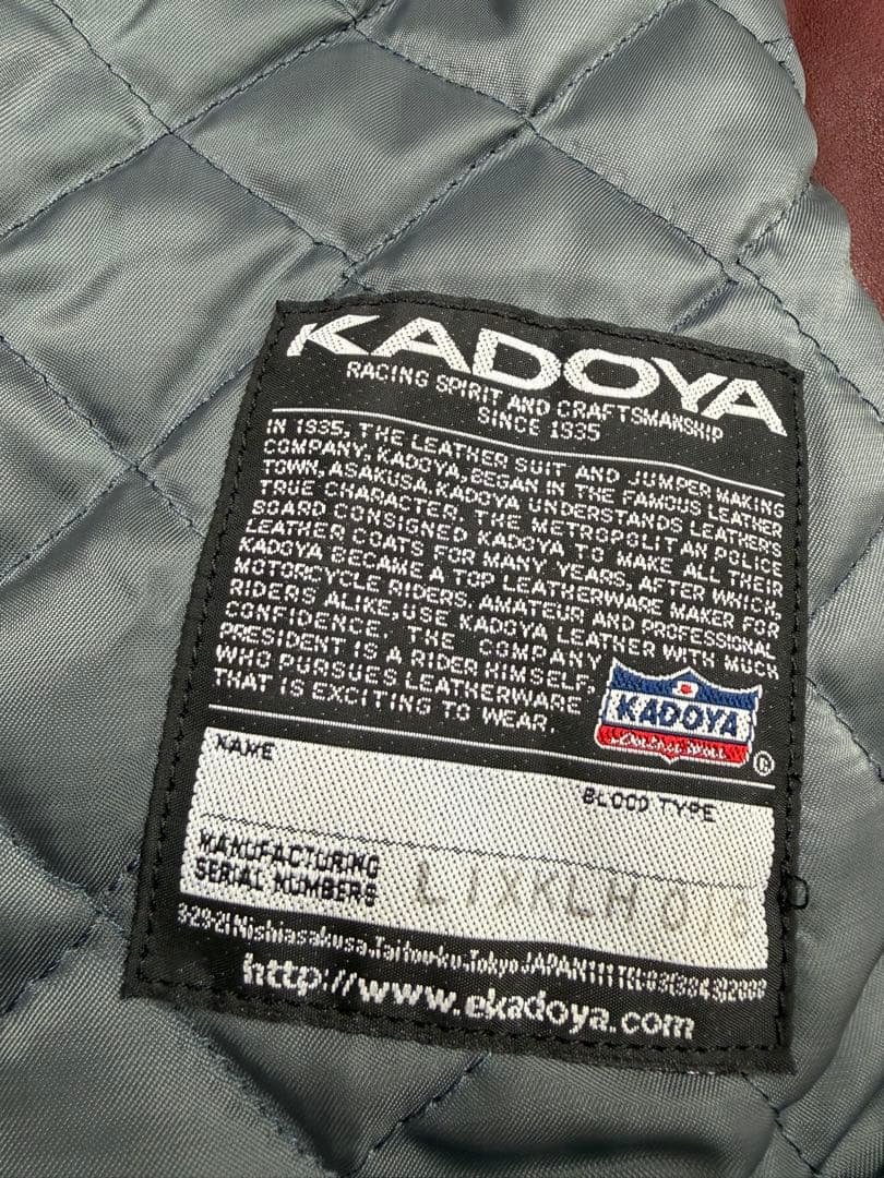 ★売約済★レザー セミダブルライダースジャケット フード付き