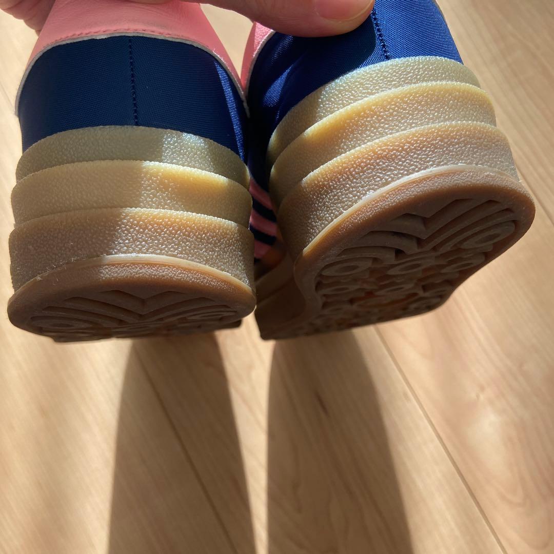 adidas Gazelle ネイビー/ピンク スニーカー　サイズ23