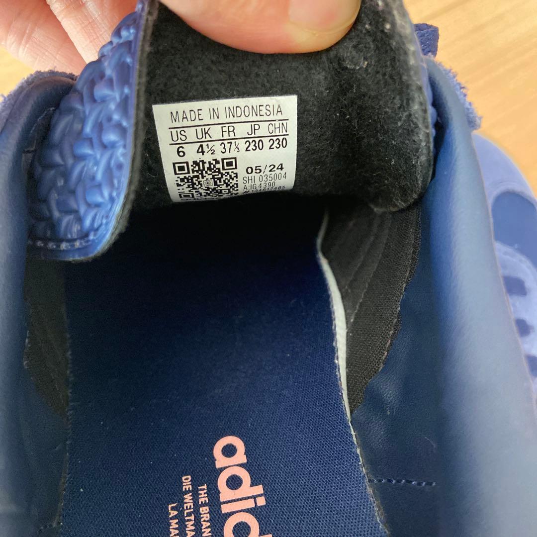 adidas Gazelle ネイビー/ピンク スニーカー　サイズ23