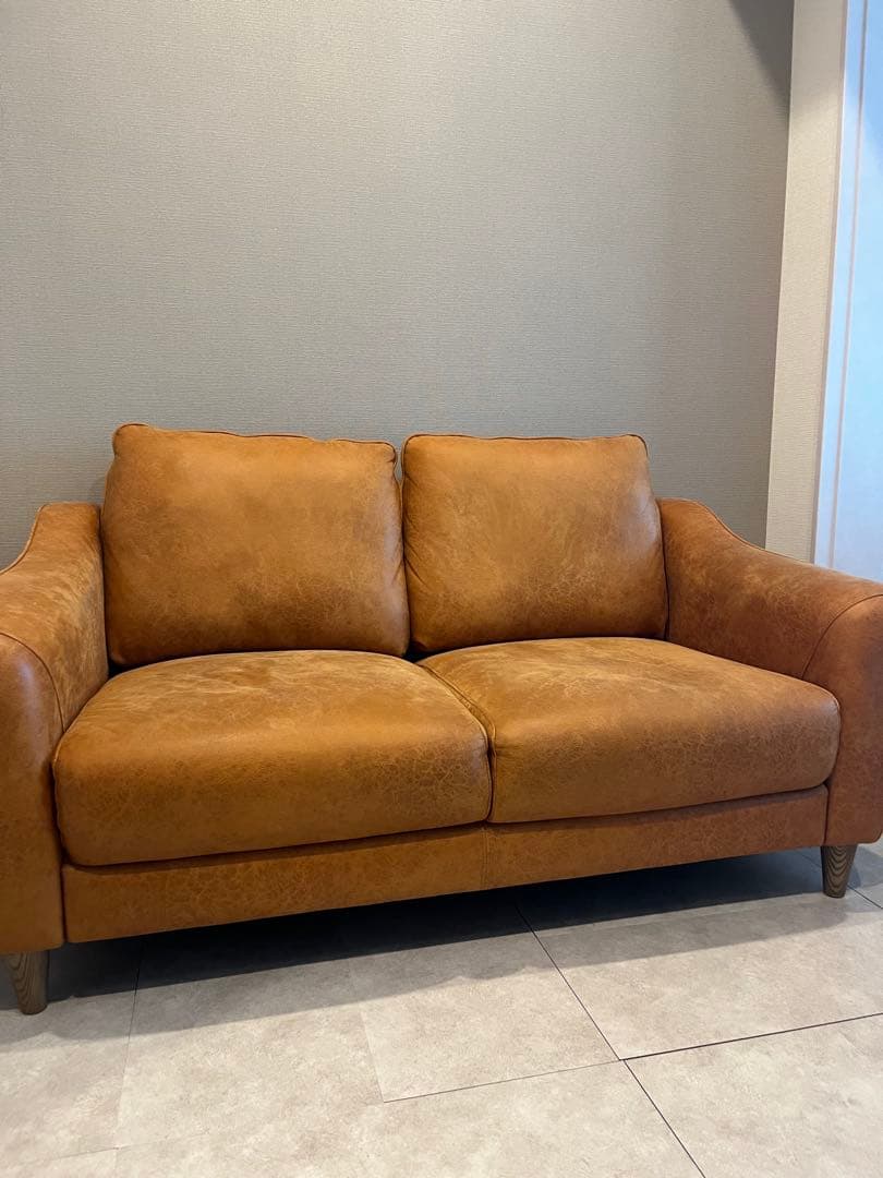 【美品】クラッシュゲート　カスクソファ　2人掛け